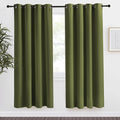 NICETOWN Blackout Curtain 78 inch Long, W55 x L78, 1 Panel, Olive Green by NICETOWN