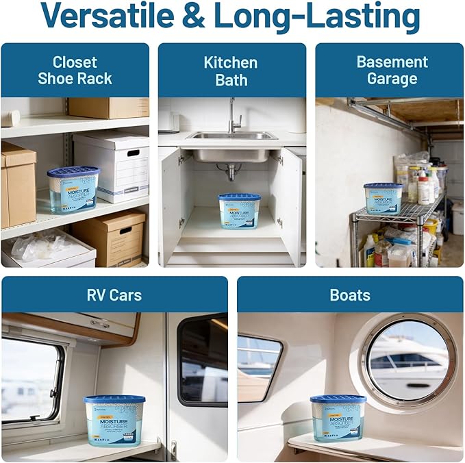 Premium Moisture Absorbers and Dehumidifier Tubs – High-Efficiency Closet - Image 7