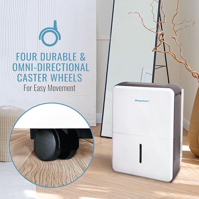 Keystone Energy Star 35-Pint Portable Dehumidifier - Image 8