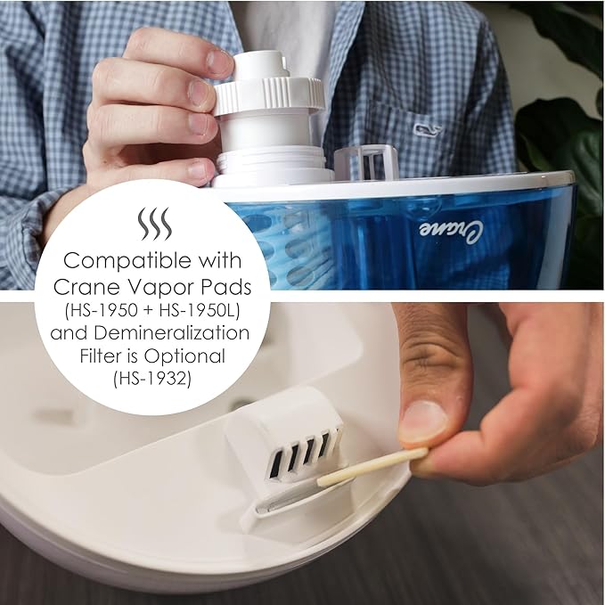 Crane Droplet Ultrasonic Teardrop Cool Mist Air Humidifier, 0.5 Gallon - Image 6