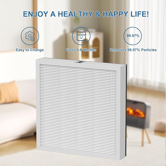 2 Pack AH300 True HEPA Air Filter Replacement Compatible - Image 3