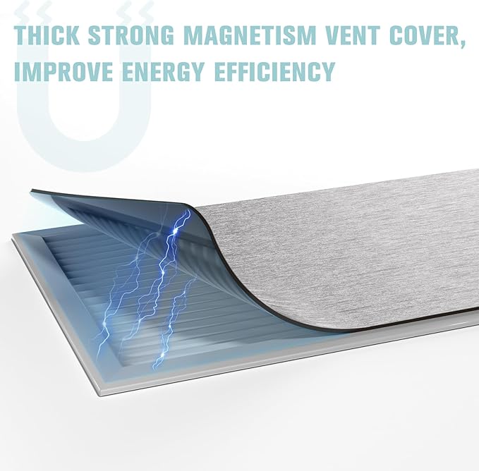 6 Pack Magnetic Vent Covers 5.5"x12", Magnet Cover - Image 2