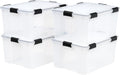IRIS USA 62.8 Quart Plastic Storage Bin Tote Organizing Container by IRISUSA