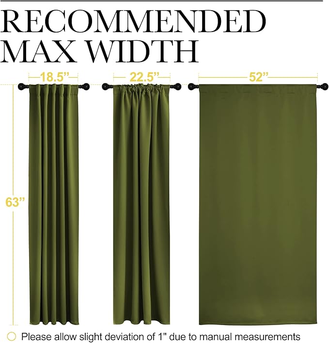 NICETOWN Bedroom Curtains Holiday Christmas Decor - Image 8