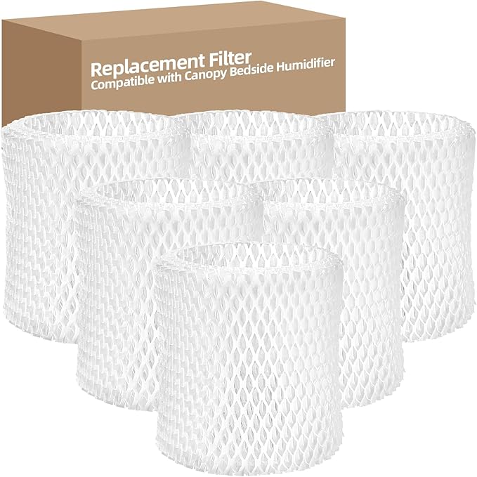 DerBlue 6 Pack Humidifier Replacement Filter Compatible by HOME