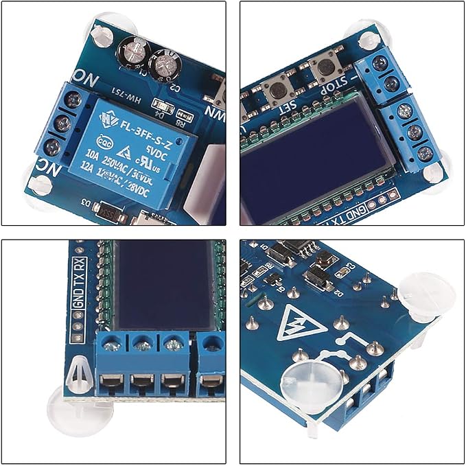 ACEIRMC Time Delay Relay DC 5V 12V 24V Delay Controller Board Delay-Off Cycle - Image 3