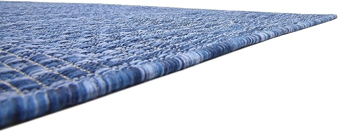 Unique Loom Collection Casual Transitional Solid Heathered Indoor/Outdoor - Image 9