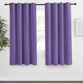 NICETOWN Blackout Curtain 57 inch Length, W55 x L57 Inch, Lilac Purple by NICETOWN