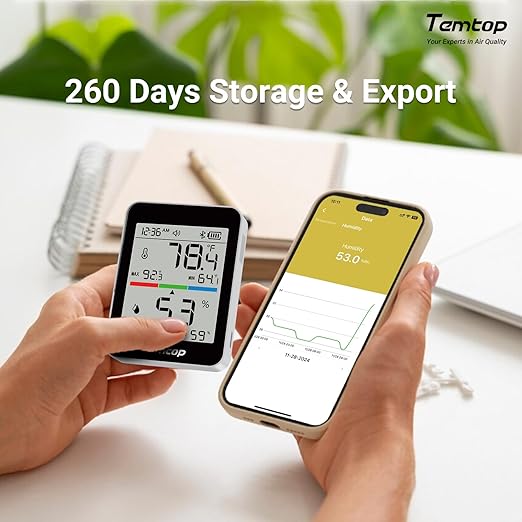 Temtop Humidity Meter T1, Indoor Thermometer - Image 8