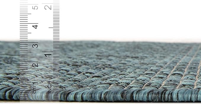 Unique Loom Collection Casual Transitional Solid Heathered Indoor/Outdoor - Image 7