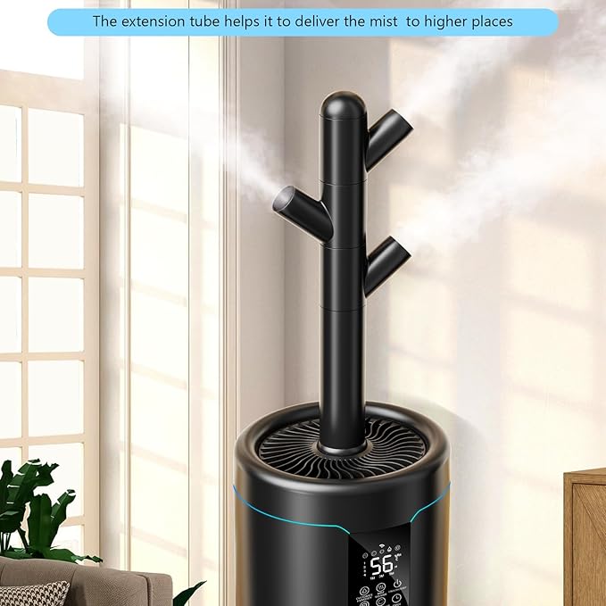 Large Humidifiers for Bedroom, 4.5 Gal Cool Mist Humidifier for Large Room - Image 2