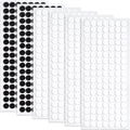 735 Pcs Small Felt Furniture Pads, Self-Adhesive EVA Foam Dot Circles, Round by Unknown