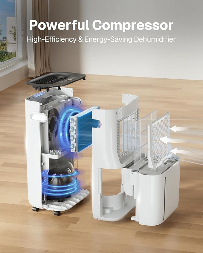4500 Sq.Ft Dehumidifier for Basement and Large Rooms Max 80 Pint/Day - Image 2