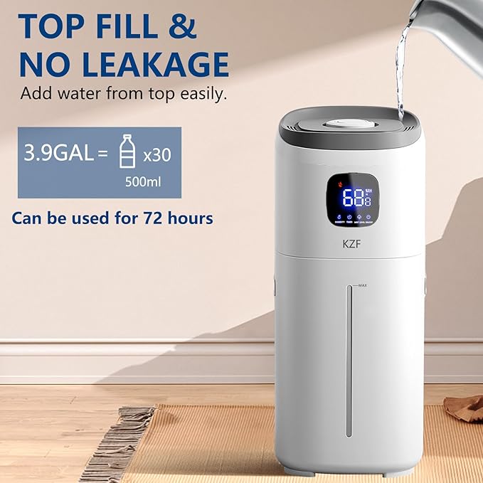 KZF 15L Humidifiers for Bedroom Large Room - Image 4