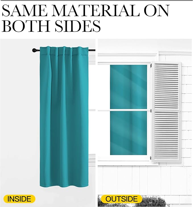 NICETOWN Living Room Blackout Draperies Curtains - Image 6