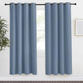 NICETOWN Blackout Curtain Panel, W55 x L78, Stone Blue Color, Light Blocking by NICETOWN