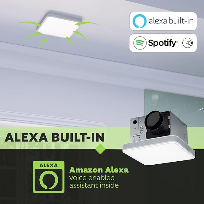 Homewerks 7148-01-AX Smart Bathroom Fan - Image 3