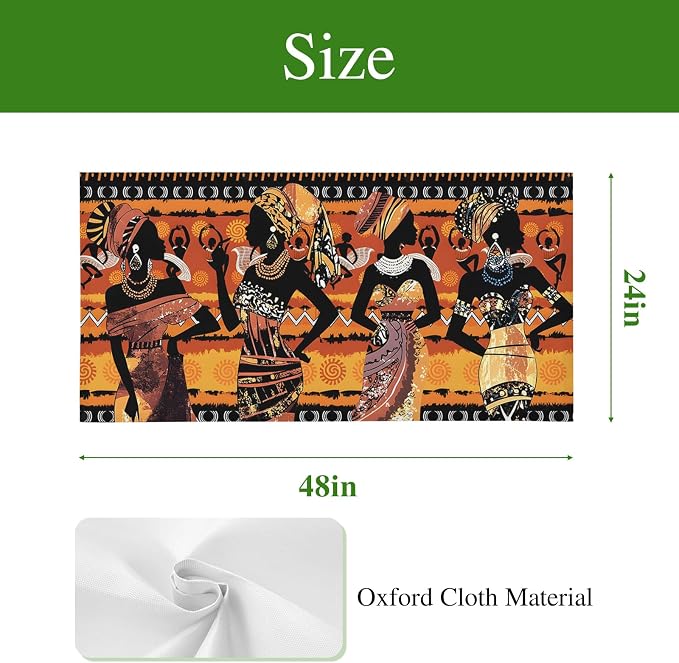 2 Pack African Women Fluorescent Light Covers Tribe Ethnic Style Traditional - Image 9