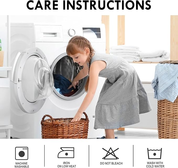 DWCN White Room Darkening Blackout Curtains - Image 7