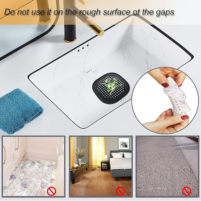 Hair Drain Catcher, Square Drain Cover - Image 4