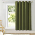 NICETOWN Blackout Wide Blinds for Sliding Door, Olive Green, W70 x L72 by NICETOWN