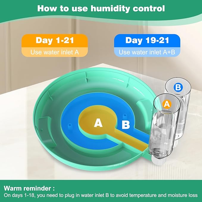 18 Egg Incubator with Automatic Egg Turning and Humidity Control, Chicken Egg - Image 5
