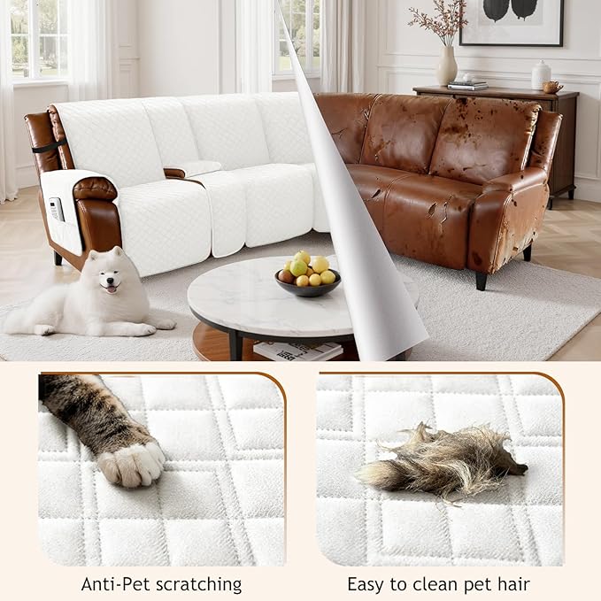 Arfntevss Recliner Sectional Couch Covers - Image 3