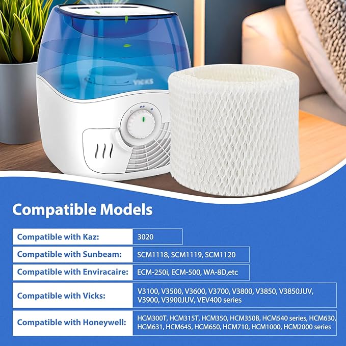 Extolife 3 Pack WF2 Humidifier Filters - Image 2
