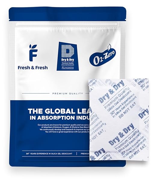 Dry & Dry 10 Gram Silica Gel Packets, Desiccants by DryDry