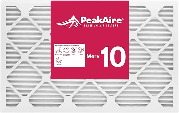 Merv 10 Standard 14" x 20" x 2" Air Filter by PeakaireFIlters