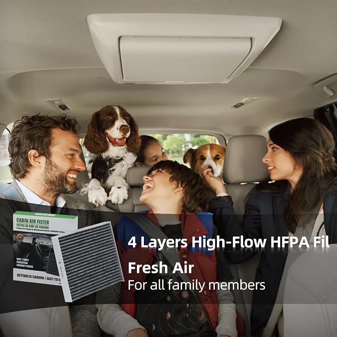 CF12160 Cabin Air Filter With Activated Carbon Compatible with Hyundai Kona - Image 5