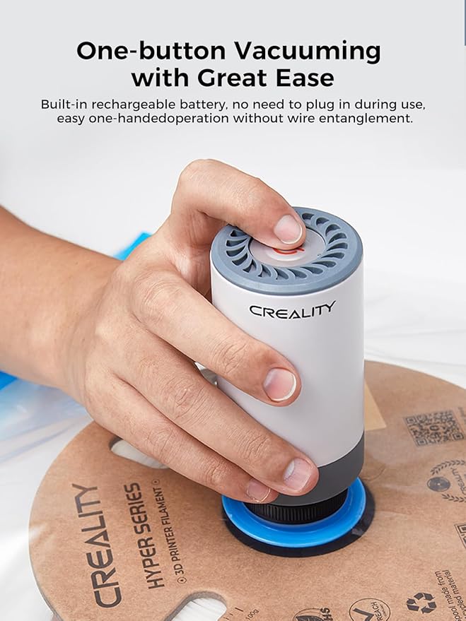 Creality Filament Vacuum Storage Kit, Automatic Pump, Premium Cleaning Drying - Image 4