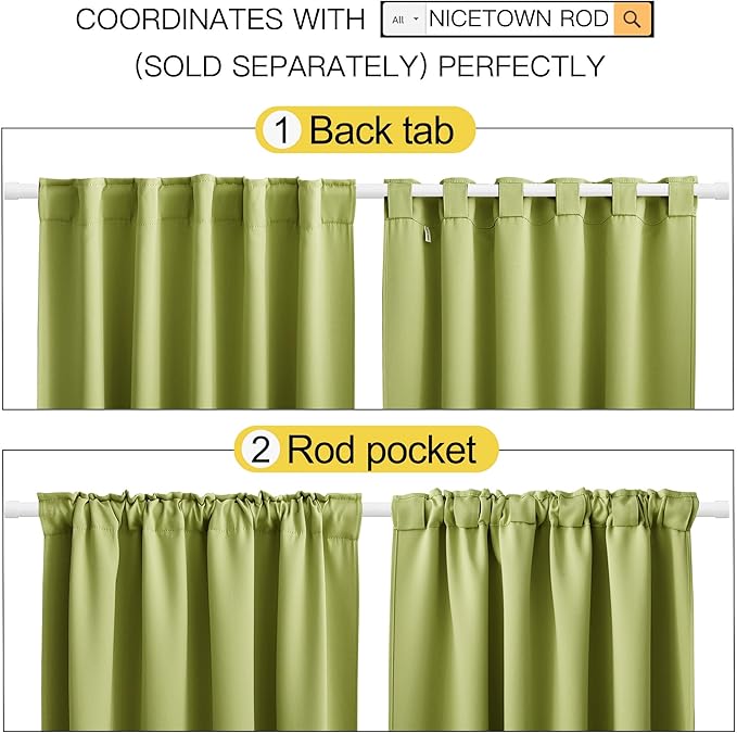 NICETOWN Blackout Window Curtains - Image 3