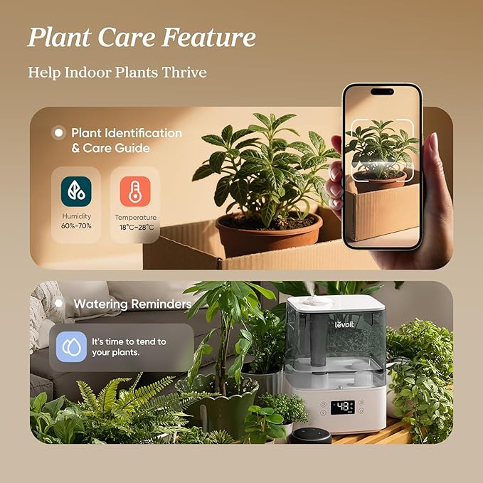 LEVOIT Humidifiers for Bedroom Large Room Home, Cool Mist Top Fill Essential - Image 4
