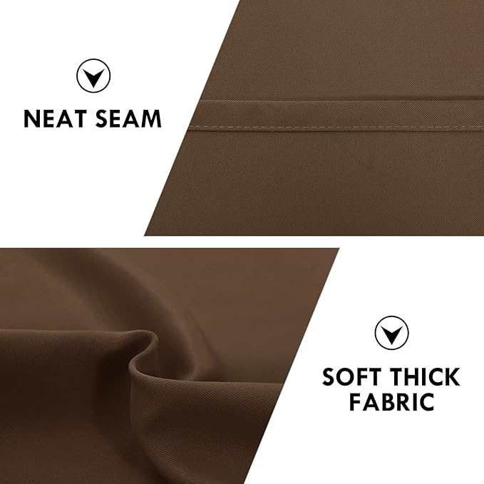 DWCN Blackout Curtains Room Darkening Thermal Insulated Bedroom Curtains Window - Image 6