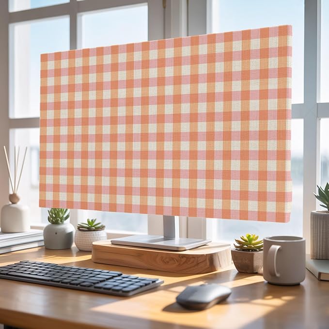 Rustic Vintage Buffalo Plaid Indoor TV Cover, Elastic TV Screen Protector by Unknown