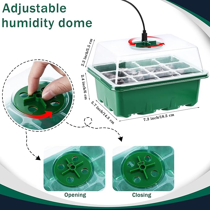 6 Pack Seed Starter Tray Kit - Image 4