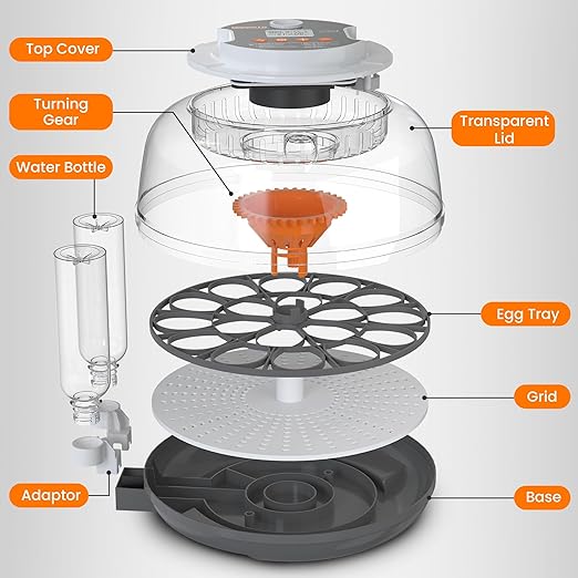 18 Egg Automatic Egg Incubator for Hatching Eggs, Chicken Egg Incubator - Image 2