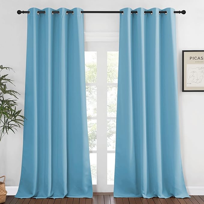 NICETOWN Blackout Window Curtain 90 inch Length by NICETOWN