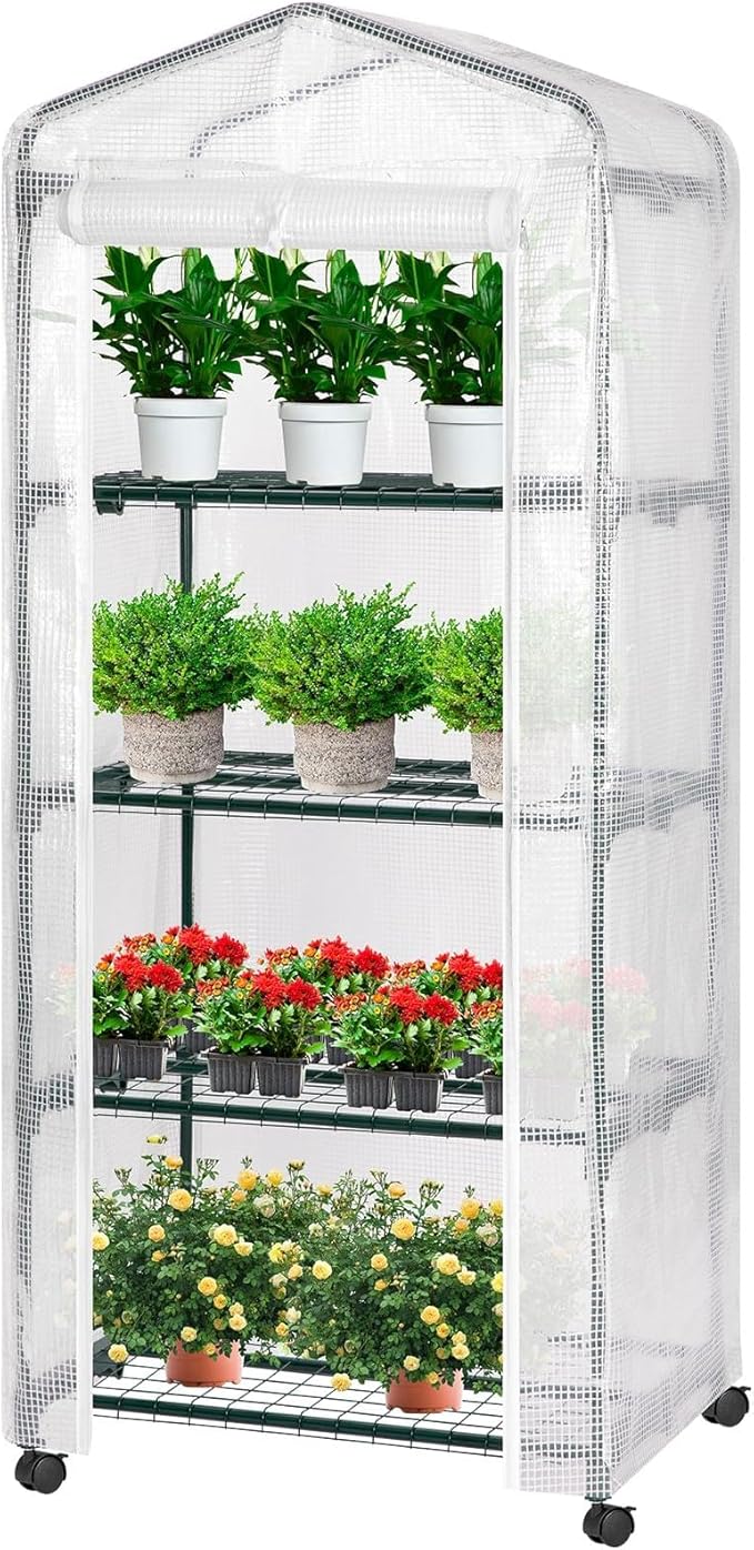VIVOSUN Mini 4-Tier Greenhouse by VIVOSUN