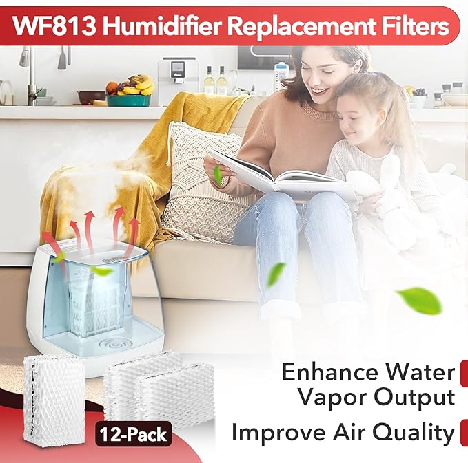 12 Pcs WF813 Humidifier Replacement Filters, Fit - Image 7