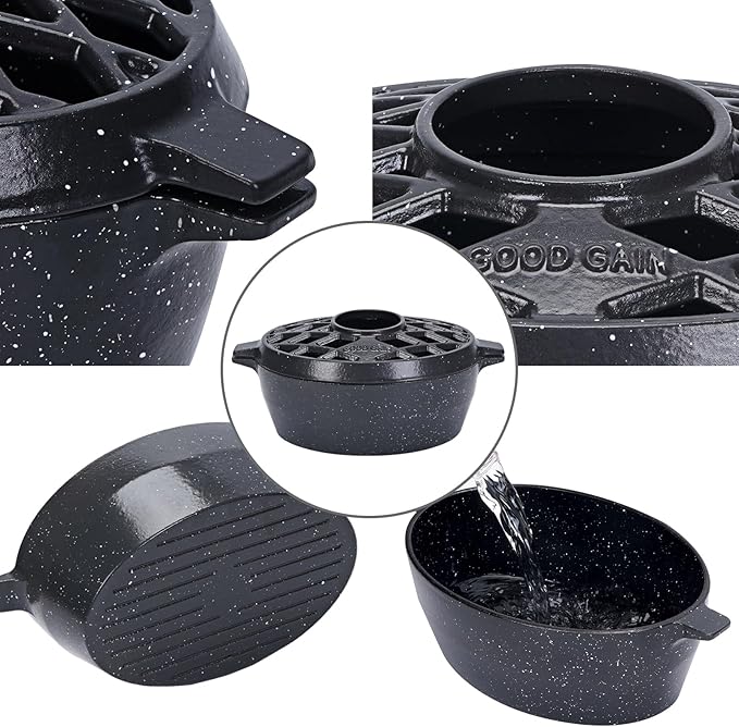 G Good Gain Wood Stove Steamer, Fireplace Humidifier, Cast Iron Humidifier - Image 5