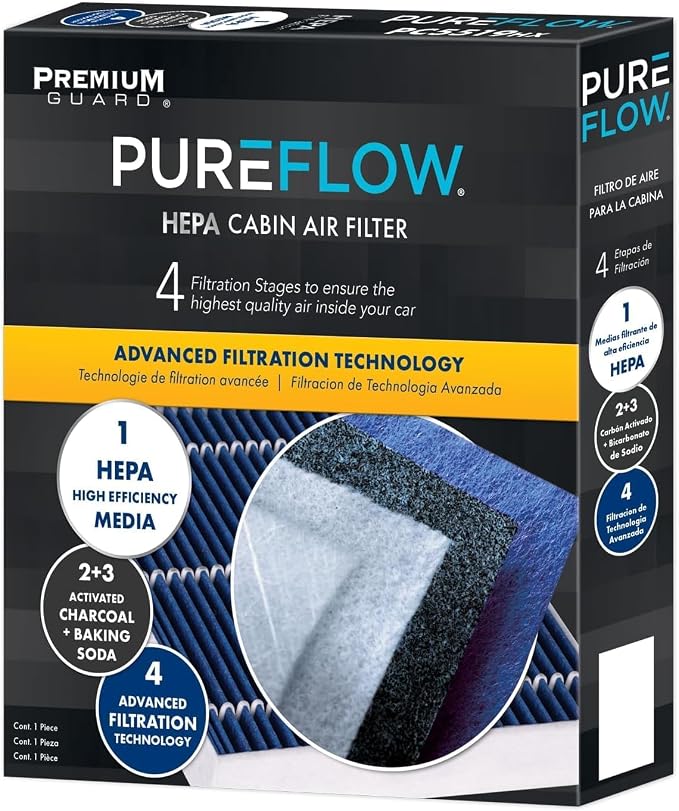 PUREFLOW PC99542HX HEPA Cabin Air Filter | Fits 2020-2026 Ford Explorer 2.3L - Image 4