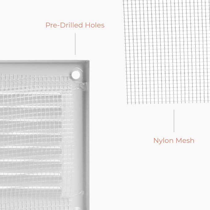 HVAC OV 12" x 4" Inch White Metal Vent Cover – Ceiling Vents Covers - Image 4