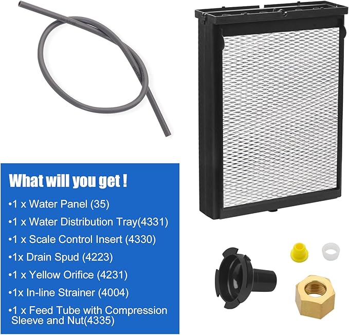 H635EZ1A 4839 Humidifier with No.35 Water Panel Assembly Replacement Kit - Image 4