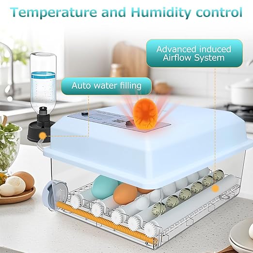 Incubators for Hatching Eggs 16 Egg Automatic Egg Incubator - Image 4