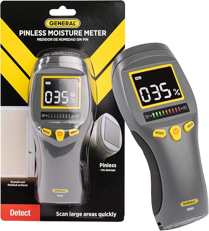 General Tools LCD Moisture Meter #MM8 by GeneralTools