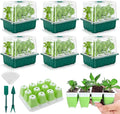 Seed Starter Tray, 72 Cells Indoor Seed Starter Kit, Flexible Silicone Designed by Ryscam