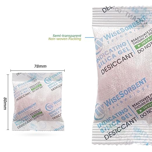 20 Gram Desiccant Packs, Indicating Silica Gel Packets, Rechargeable Moisture - Image 6