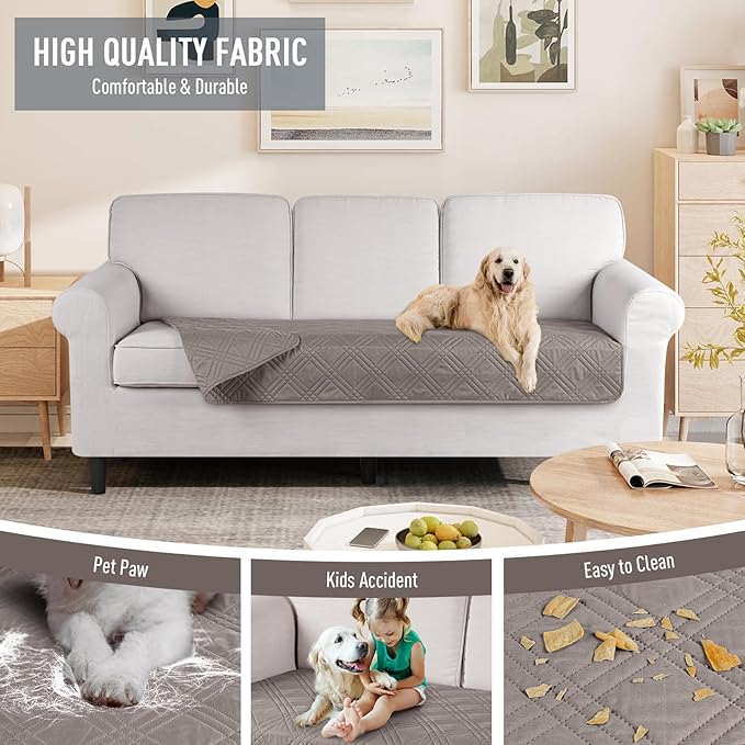 TAOCOCO 100% Waterproof Sofa Cushion Cover Reversible Couch Seat Cover - Image 4